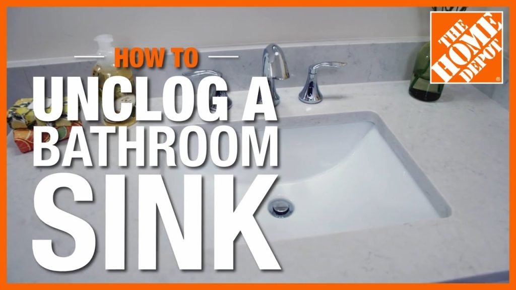 How To Fix Clogged Sink Bathroom