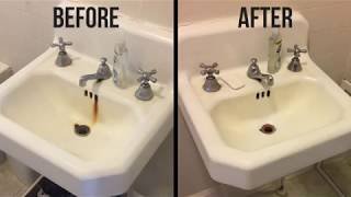 How To Remove Rust From Bathroom Sink
