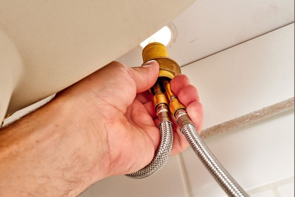 remove kitchen faucet